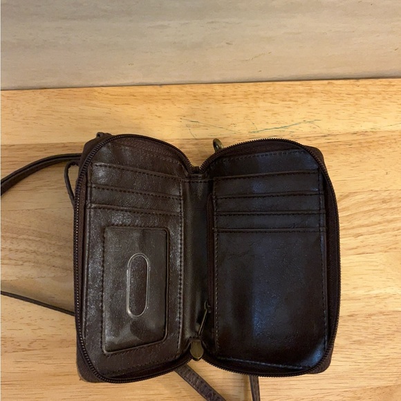 The Sak Crossbody Wallet With Cheetah Print - Picture 9 of 10